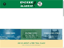 Tablet Screenshot of encoredanceacademy.net